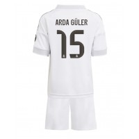 Real Madrid Arda Guler #15 Fußballbekleidung Heimtrikot Kinder 2025-26 Kurzarm (+ kurze hosen)
